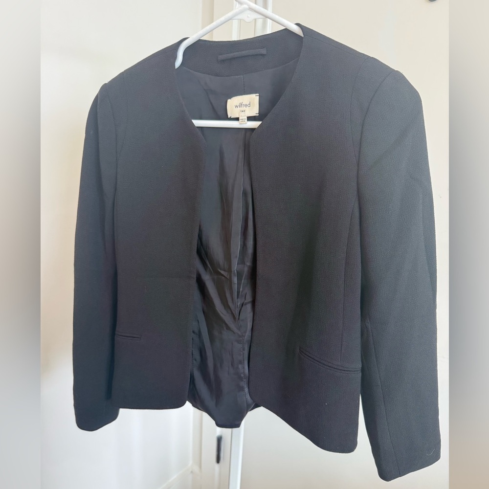Wilfred Black Tailored Blazer